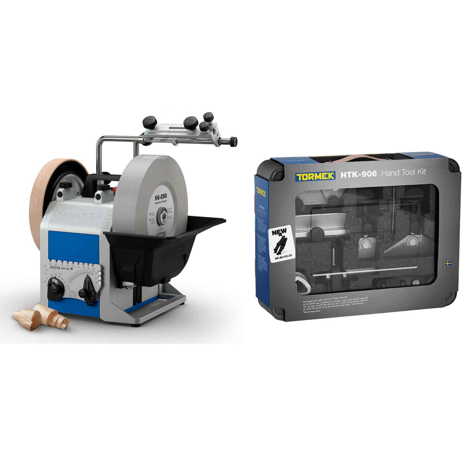 Tormek® T-8 Nassschleifmaschine mit HTK-906 Haus- & Heimpaket