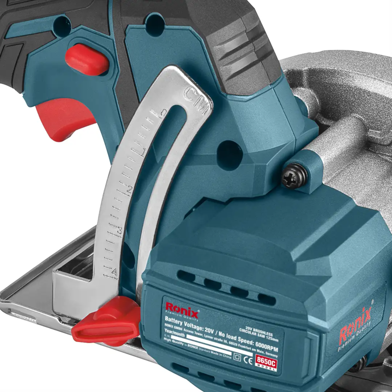 Ronix 8650C bürstenlose Akku-Handkreissäge 20 V - 125 mm Sägeblatt