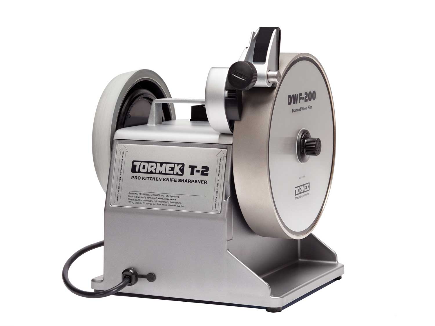 Tormek® T-2 Pro Kitchen Messerschärfer mit Diamantschleifscheibe für die professionelle Küche