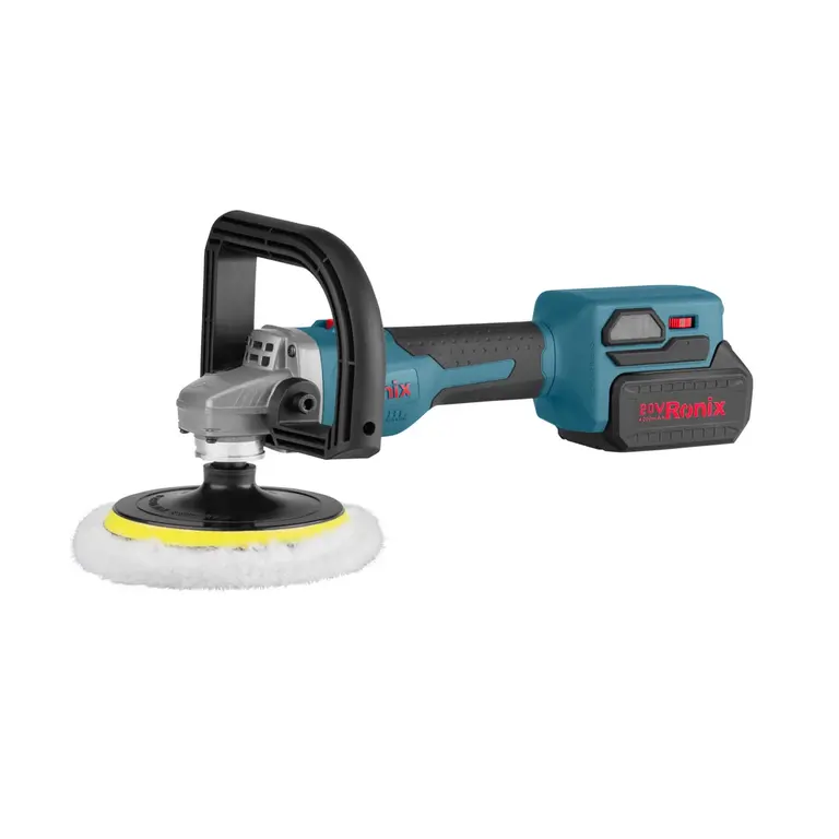 Ronix 8652 Akku Polierer 20 V bürstenlos - inkl. 4,0Ah Akku & Schnelllader