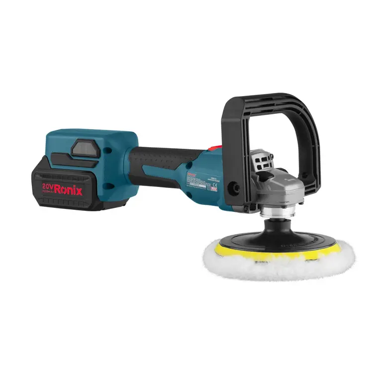 Ronix 8652 Akku Polierer 20 V bürstenlos - inkl. 4,0Ah Akku & Schnelllader