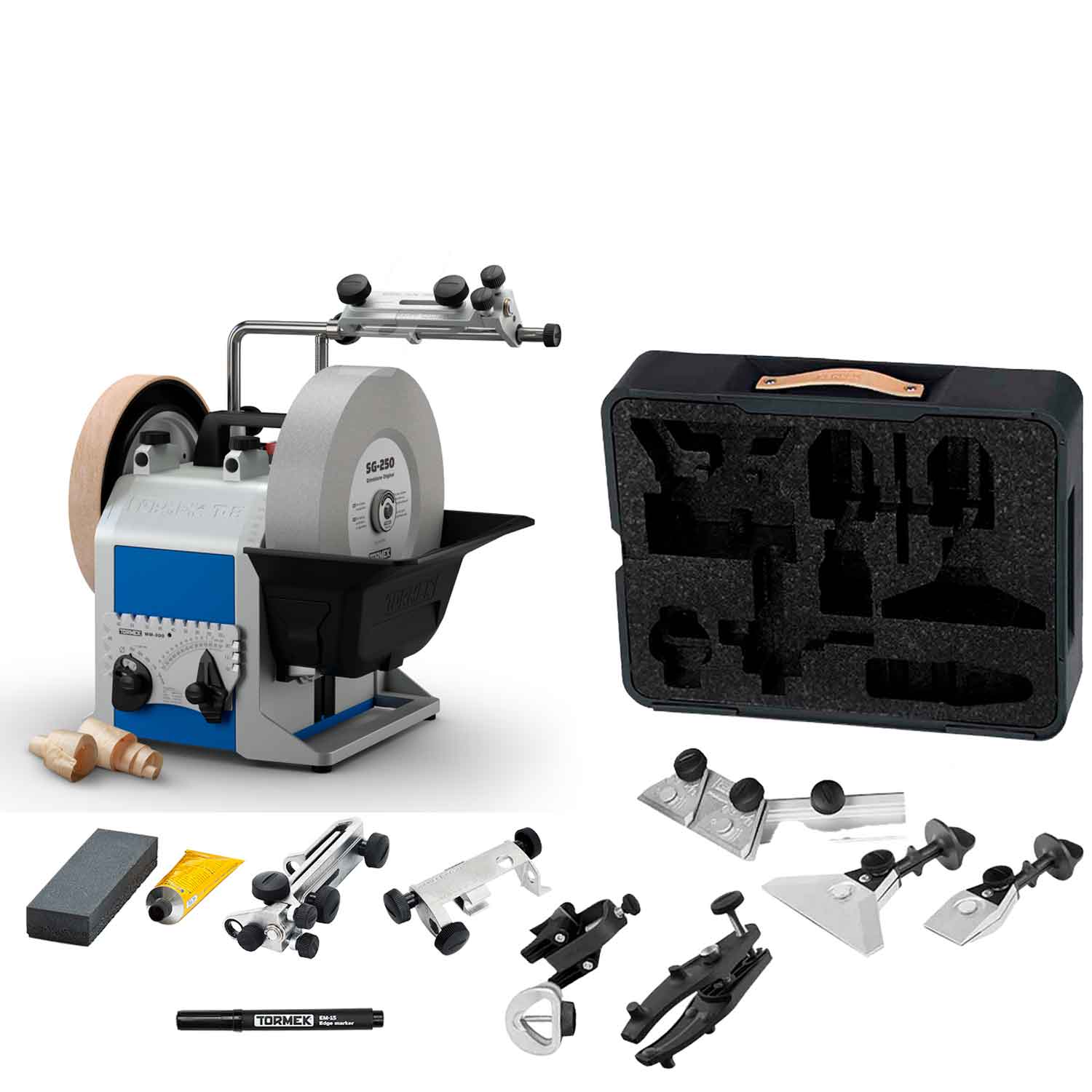 Tormek® T-8 Original mit HTK-1006 Haus- & Heim Set