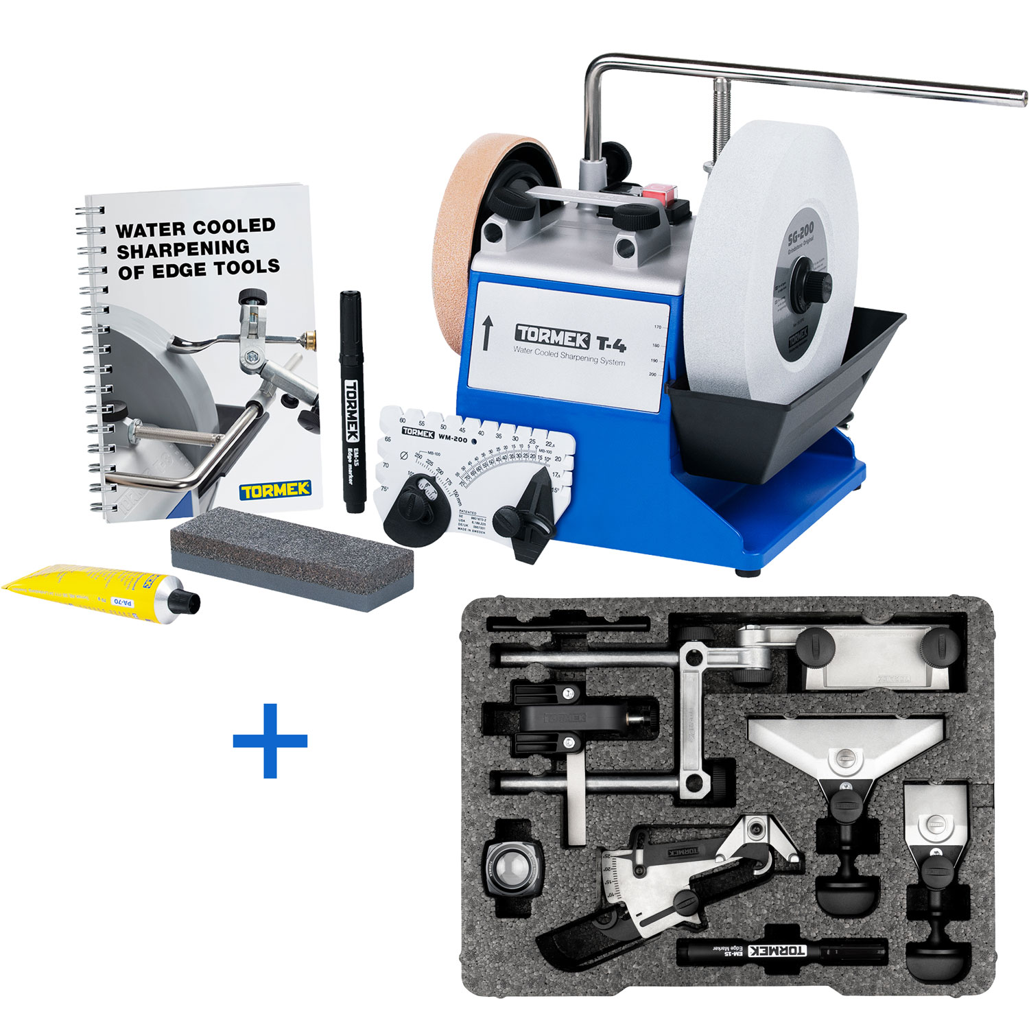 Tormek® T-4 mit KSK-106 Messerschärfset