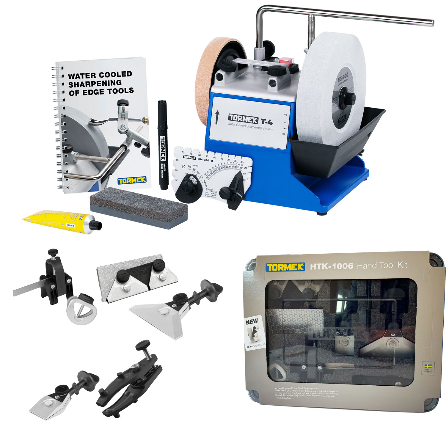 Tormek® T-4 mit HTK-1006 Haus & Heim Paket