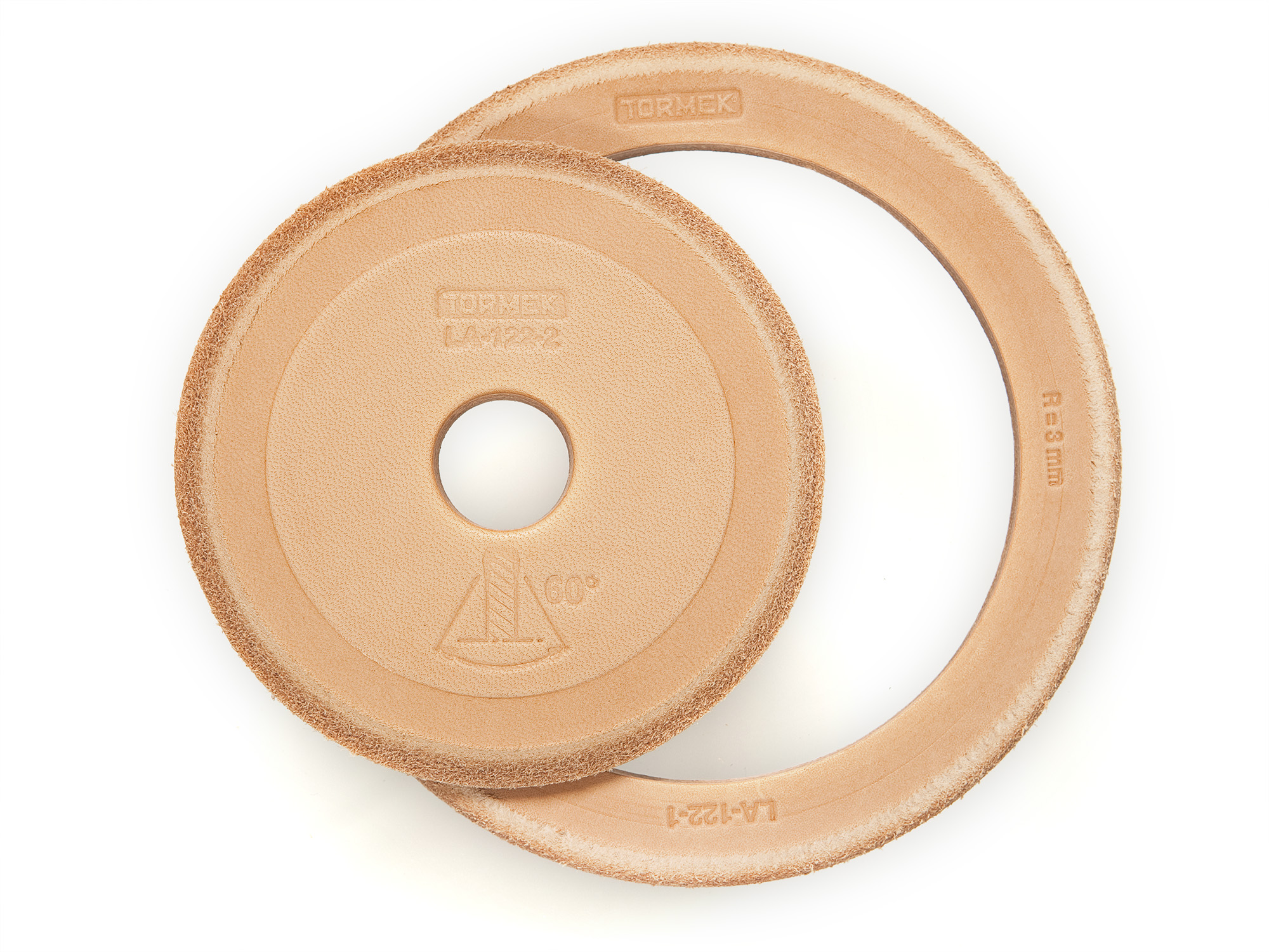 Tormek® Ersatzscheiben Satz LA-122 für profilierte Lederabziehscheibe LA-120