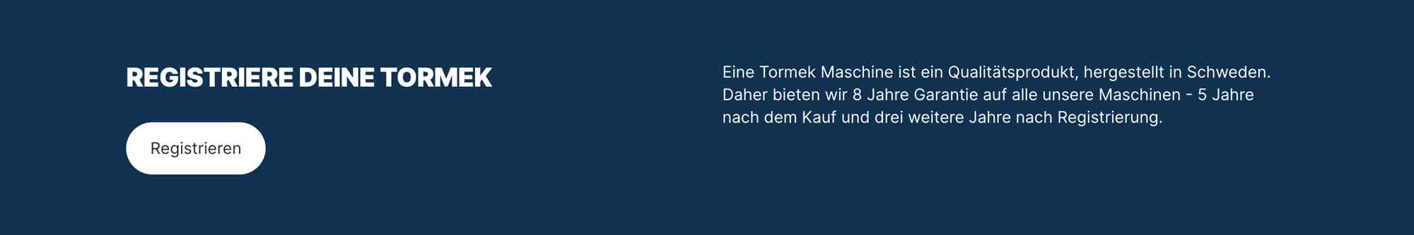 RegistrierungTormek