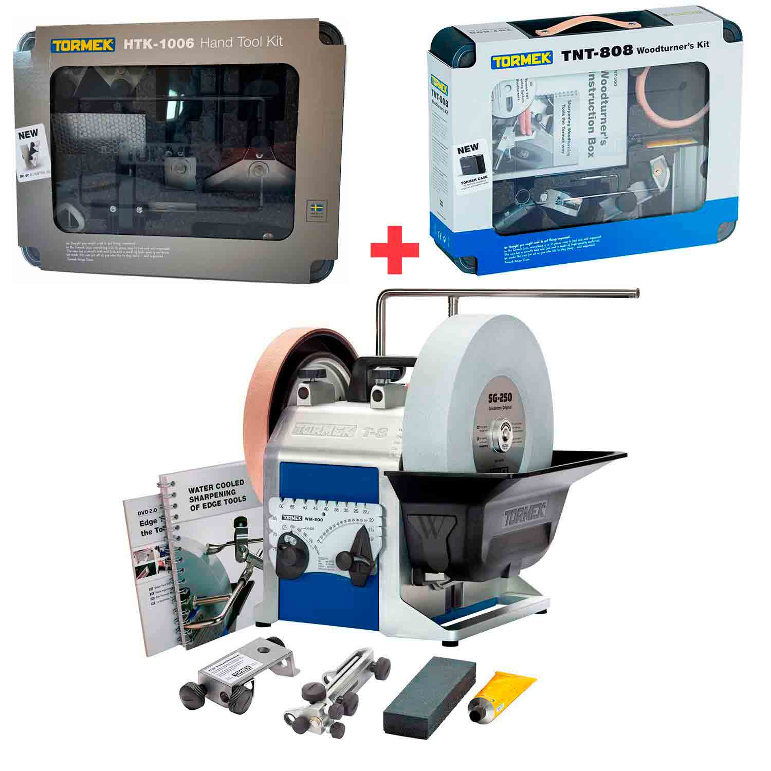 Tormek® T-8 + HTK-1006 + TNT-808 - Nassschleifmaschine